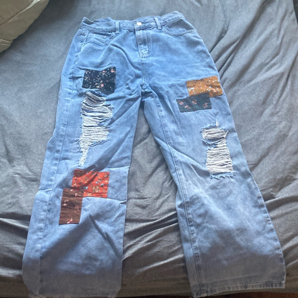light washed mom jeans from cider
